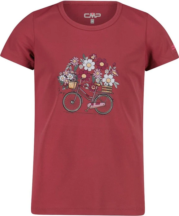 CMP Print Funktionsshirt kurzarm peony (Junior)