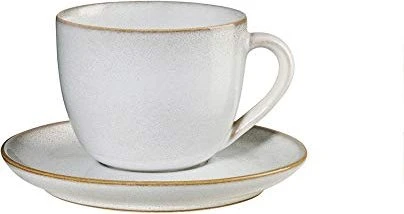 ASA Selection Saisons Cappuccinotasse mit Untertasse sand, 2-tlg.