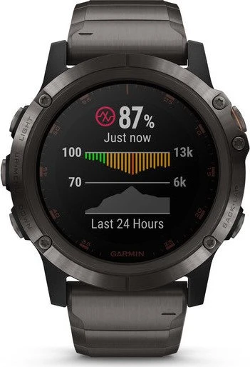 Garmin Fenix 5X Plus Sapphire Titan mit Titanarmband