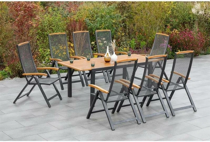 Merxx Tilos Gartenmöbel-Set, 9-tlg. (50209-217)