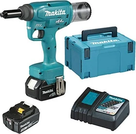 Makita DRV250RFJ Akku-Blindniet-Setzgerät inkl. Koffer + 2 Akkus 2.0Ah