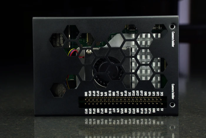 KKSB Aluminiumgehäuse für Raspberry Pi 5, schwarz