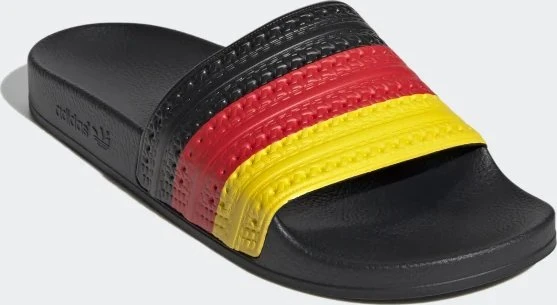 adidas Adilette red/core black/yellow (Herren)