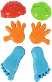 Simba Toys Netz mit 6 Sandformen (verschiedene Farben)