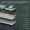 Redragon Behemoth K724 Pro Wireless, Dark Jade, LEDs RGB, Mint Mambo, USB/Bluetooth, US Vorschaubild
