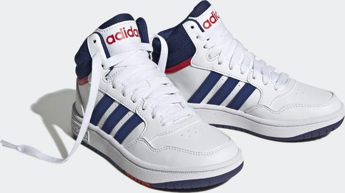adidas Hoops Mid cloud white/victory blue/better scarlet (Junior)