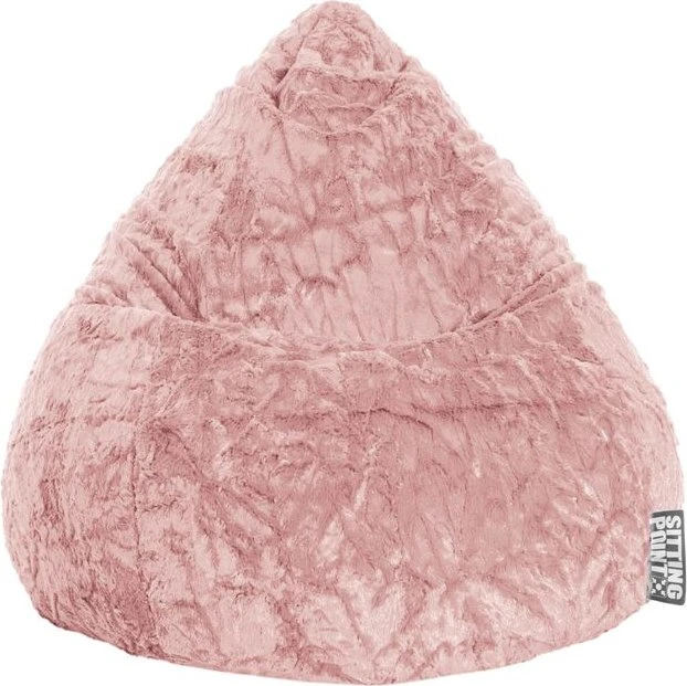 Sitting Point Beanbag Fluffy L Sitzsack altrose