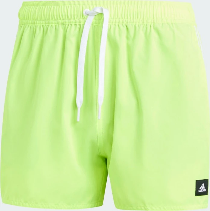 adidas 3-Streifen CLX Badeshorts lucid lemon/white (Herren)