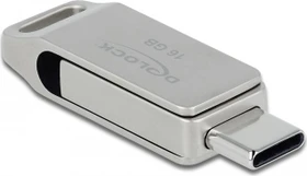 DeLOCK SuperSpeed USB Stick 16GB, USB-A + USB-C, USB 3.2 Gen 1×1