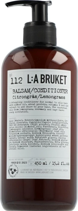 L:A Bruket No 112 Citrongräs Conditioner, 450ml