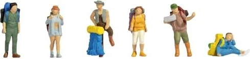 Noch Figuren - Backpacker und Tramper