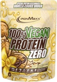 IronMaxx 100% Vegan Zero Protein Vanilla Cookie Dough 500g