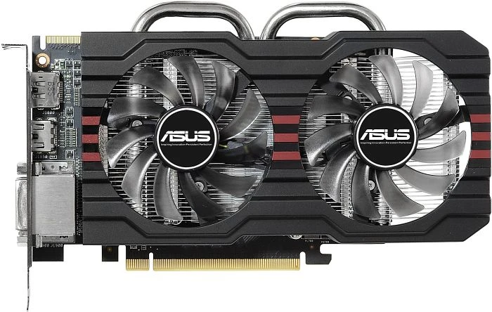 ASUS Radeon R7 260X, R7260X-DC2-1GD5, 1GB GDDR5, 2x DVI, HDMI, DP