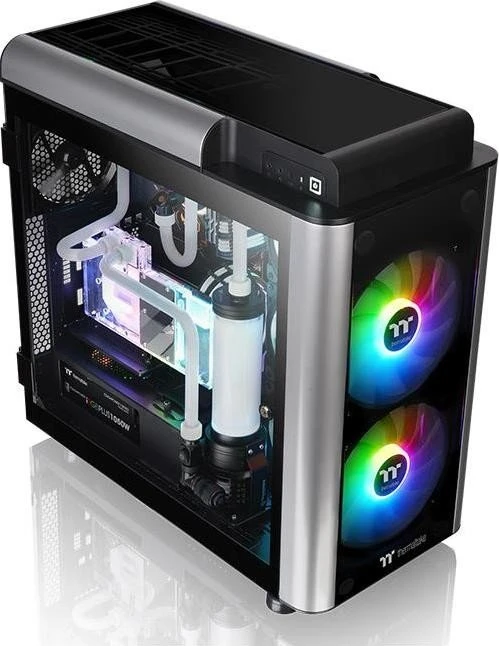 Thermaltake Level 20 GT ARGB, schwarz/silber, Glasfenster
