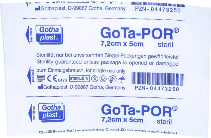 Gothaplast GoTa-POR steril, 5 x 7.2cm, 1 Stück