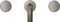 Grohe Atrio Private Collection 3-Loch-Waschtischbatterie 1/2" hard graphite gebürstet Vorschaubild