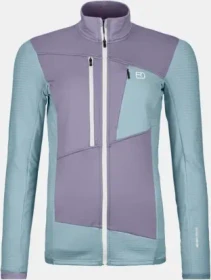 Ortovox Fleece Grid Funktionsjacke glacier grey (Damen)