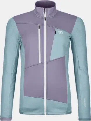 Ortovox Fleece Grid Funktionsjacke glacier grey (Damen)