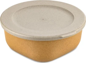 koziol Connect Box 0.7 mit Deckel Speisegefäß 700ml nature wood