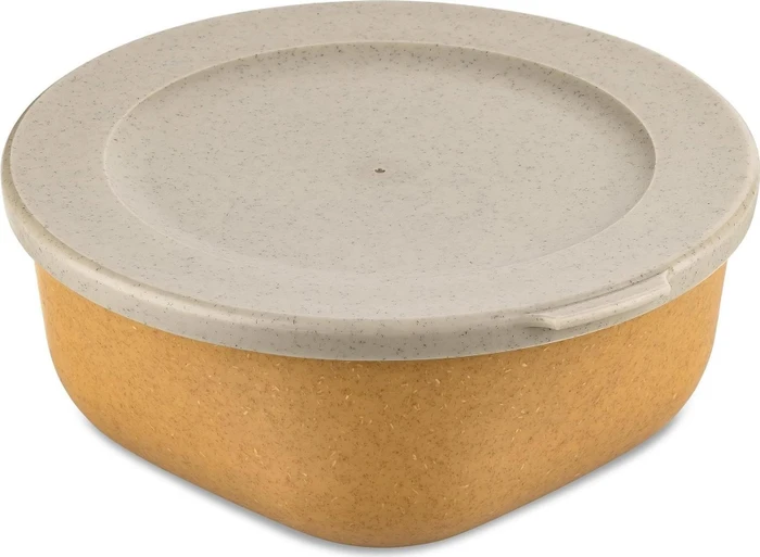 koziol Connect Box 0.7 mit Deckel Speisegefäß 700ml nature wood