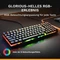 Glorious GMMK Eternal 96%, schwarz, LEDs RGB, Glorious Fox Linear, USB, US Vorschaubild
