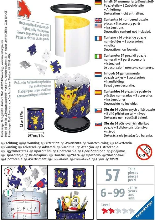 Ravensburger Puzzle Utensilo Pokémon Pikachu