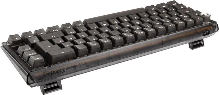 Ducky One 3 SF PBT, LEDs RGB, Aura Black, MX RGB BROWN, USB, DE