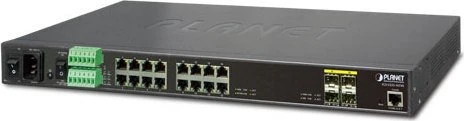 Planet IGS-5225 Industrial Rackmount Gigabit Managed Switch, 16x RJ-45, 4x SFP