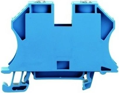 Weidmüller WDU 35N BL Durchgangs-Reihenklemme, Schraubanschluss, blau, 35 mm², 125 A, 500 V, Anzahl Anschlüsse: 2