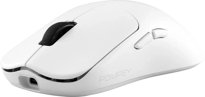 White Shark Pompey Wireless Gaming Mouse, weiß, USB/Bluetooth