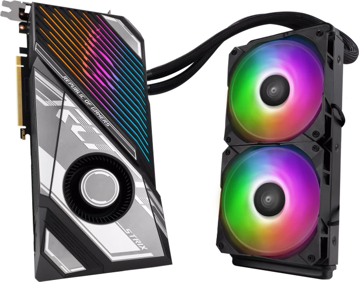 ASUS ROG Strix LC GeForce RTX 4090, ROG-STRIX-LC-RTX4090-24G-GAMING, 24GB GDDR6X, 2x HDMI, 3x DP