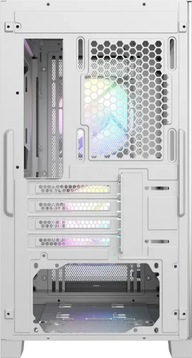 PCCooler C3D310 WH ARGB, weiß, Glasfenster