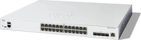 Cisco Catalyst 1300 Rackmount 10G Managed Switch, 20x RJ-45, 4x RJ-45/SFP+ (C1300-24XT)