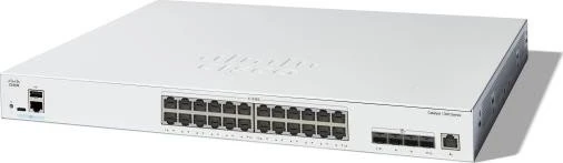 Cisco Catalyst 1300 Rackmount 10G Managed Switch, 20x RJ-45, 4x RJ-45/SFP+