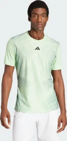 adidas Tennis Airchill Pro FreeLift Funktionsshirt kurzarm semi green spark (Herren)