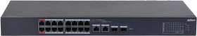 Dahua CS42 Rackmount Smart Switch, 16x RJ-45, 2x RJ-45/SFP, 190W PoE++ (CS4218-16ET-190)