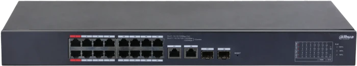 Dahua CS42 Rackmount Smart Switch, 16x RJ-45, 2x RJ-45/SFP, 190W PoE++