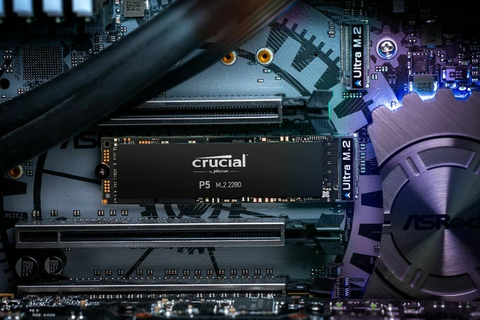 Crucial P5 SSD 2TB, M.2 2280 / M-Key / PCIe 3.0 x4