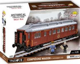 Cobi Historical Collection Great War Compiègne Wagon (11 November 1918)