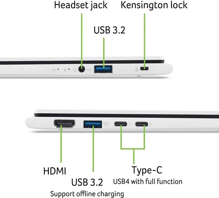 Acer Swift Edge 14 AI SFE14-51T-94BZ, Pearl White, Core Ultra 9 288V, 32GB RAM, 1TB SSD, DE