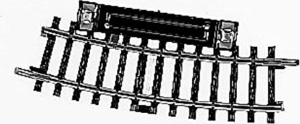 Märklin - Spur H0 Gleis - K-Gleis Schaltgleis gebogen R360mm 15 Grad