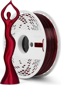 Fiberlogy HS PLA Clear, Burgundy, Spule, 1.75mm, 850g