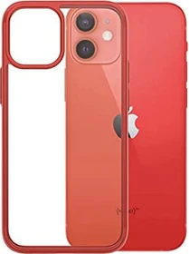 PanzerGlass Clear Case Color AntiBacterial Limited Edition für Apple iPhone 12 Pro Max rot
