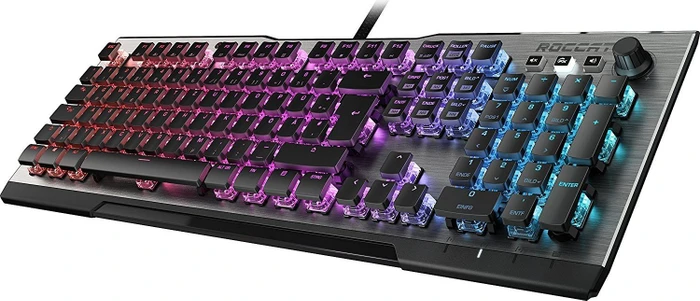 Roccat Vulcan 100 Aimo, grau, LEDs RGB, Titan Tactile, USB, UK