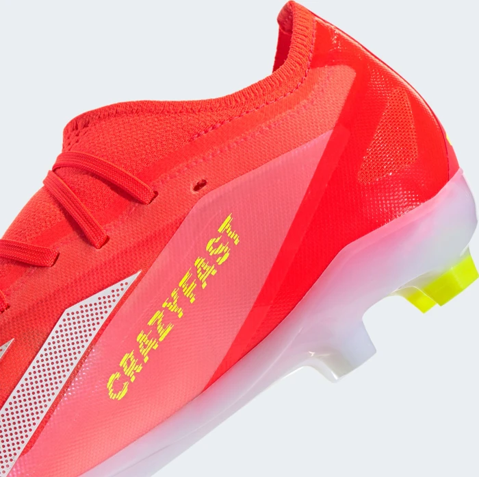 adidas X Crazyfast Pro FG solar red/cloud white/team solar yellow 2