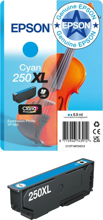Epson Tinte 250XL cyan