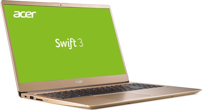 Acer Swift 3 SF315-52G-855Z, Luxury Gold, Core i7-8550U, 16GB RAM, 256GB SSD, 1TB HDD, GeForce MX150, DE