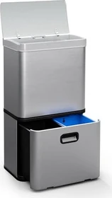 Klarstein Touchless Sensor-Mülleimer 56l edelstahl