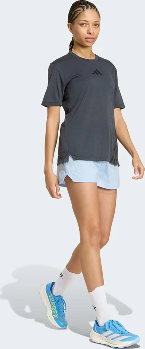 adidas Terrex Experior Clima365 Laufhose kurz glow blue (Damen)