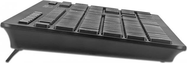 DeLOCK Silent Wireless Keyboard schwarz, USB, DE